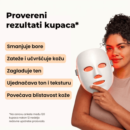 DermaLux – LED maska sa 7 svetlosnih terapija