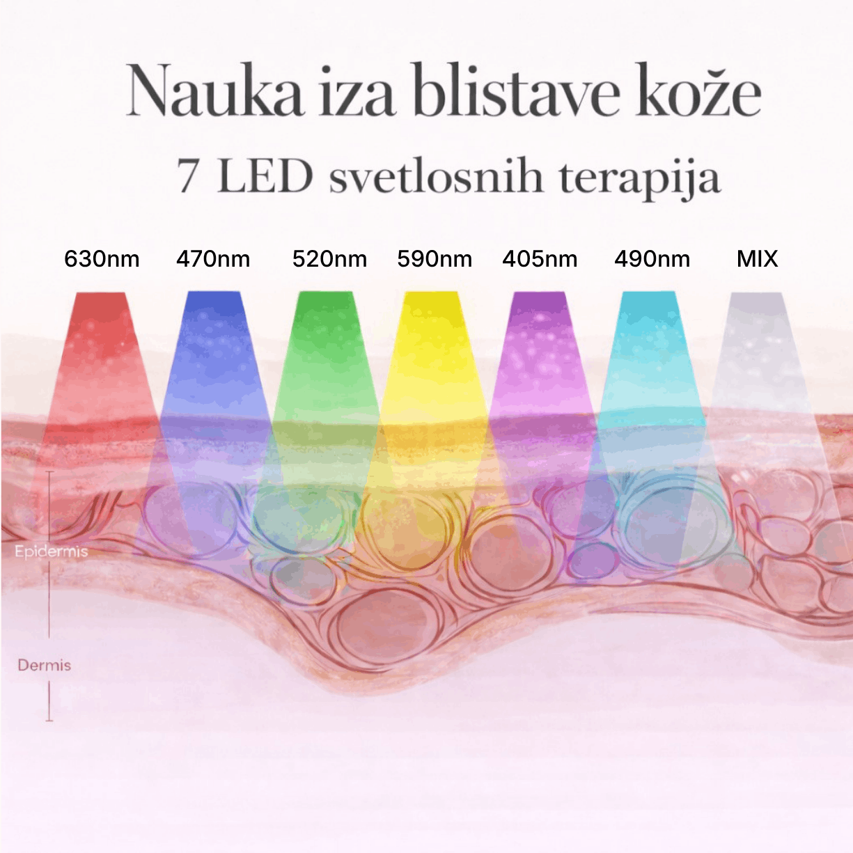 DermaLux – LED maska sa 7 svetlosnih terapija